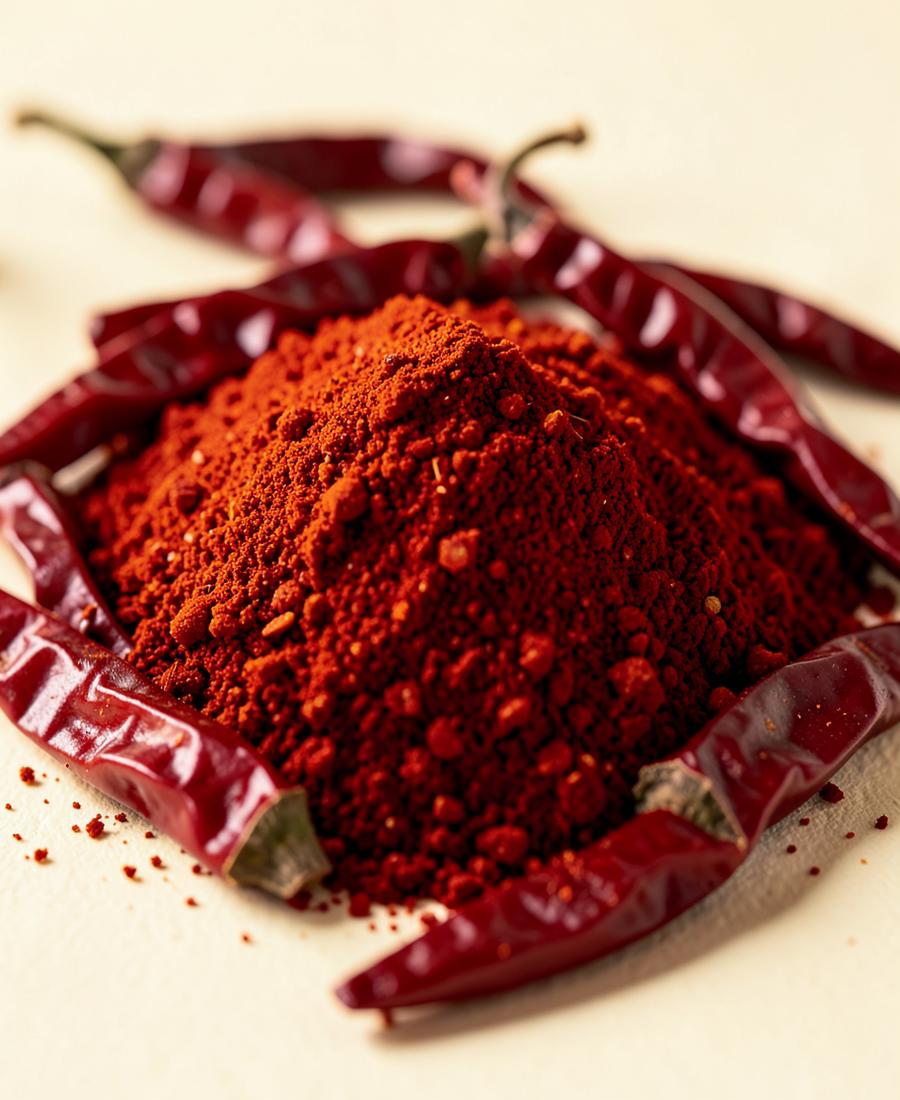 Mirch powder texture